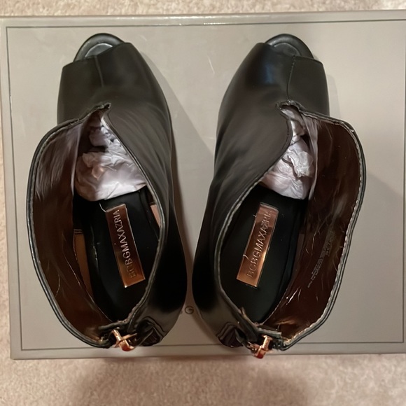 BCBG Black Leather Booties - Picture 9 of 12